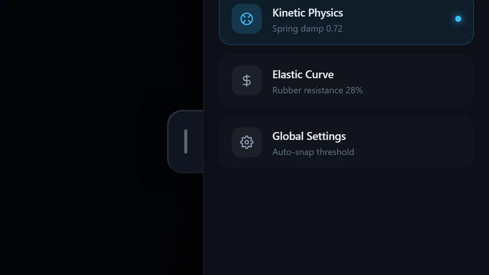 Elastic Drawer — Thanh Trượt Kéo Đàn Hồi Lò Xo